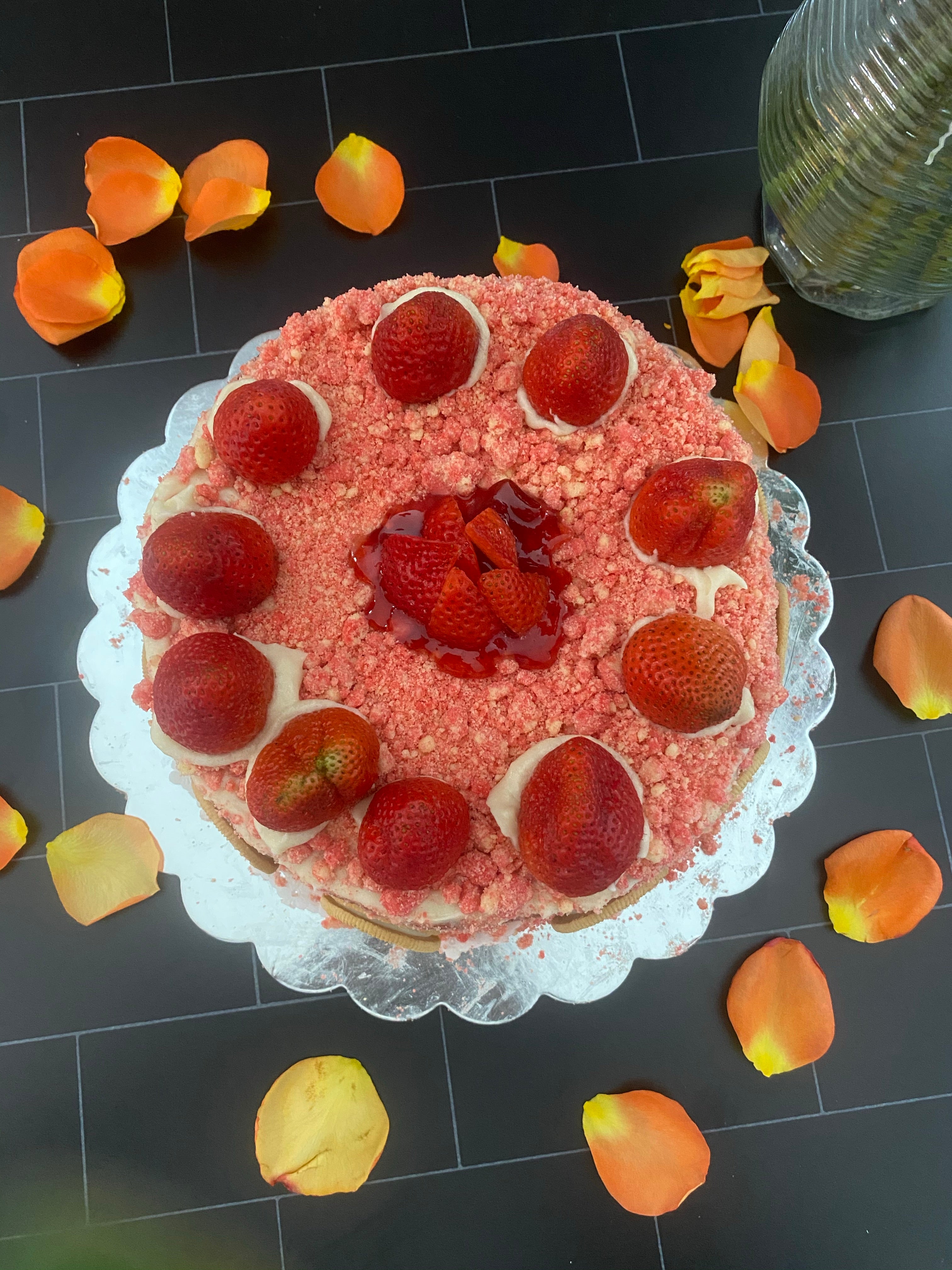 Strawberry Shortcake Cheesecake