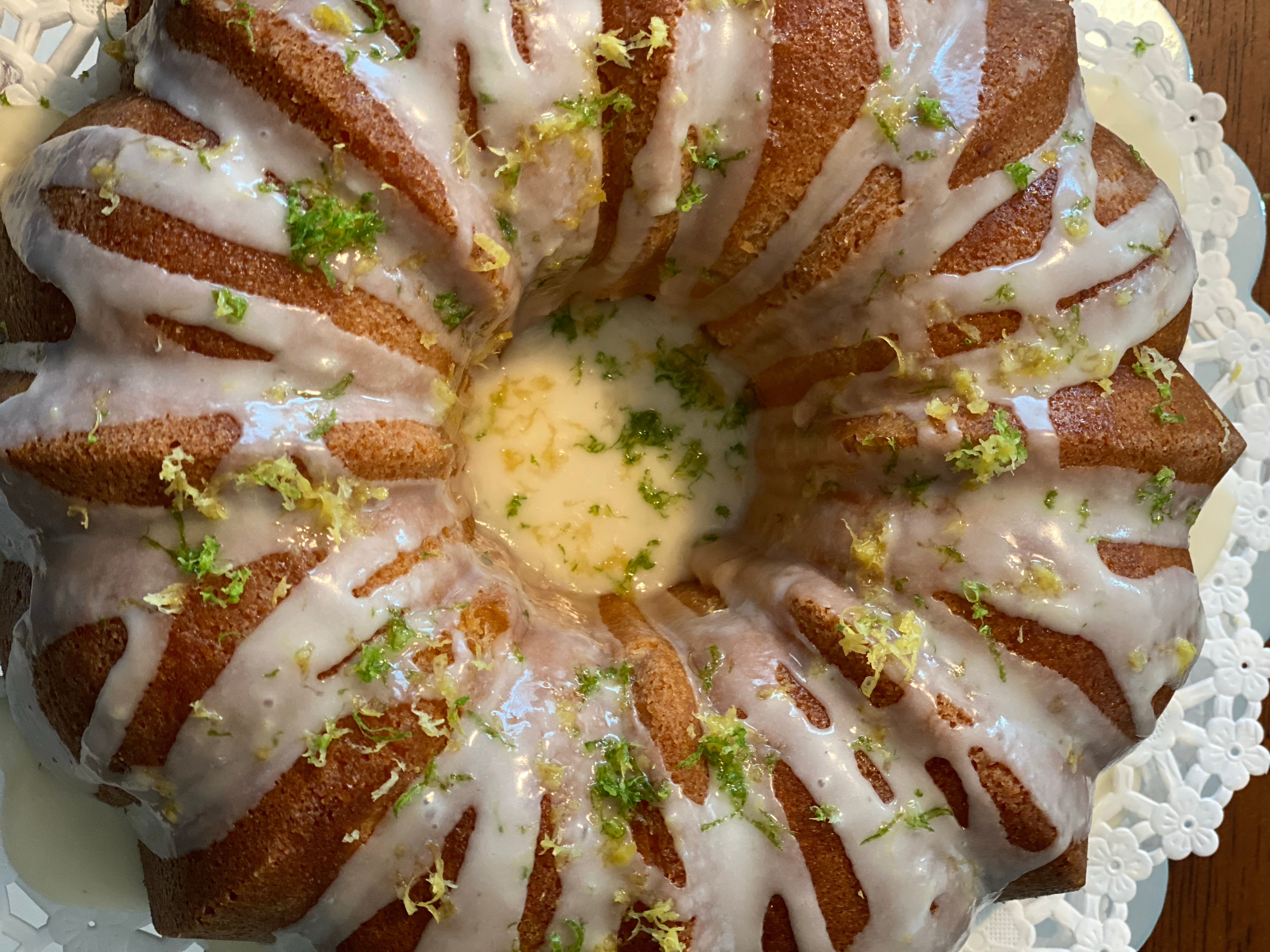 7UP Cream Cheese Poundcake